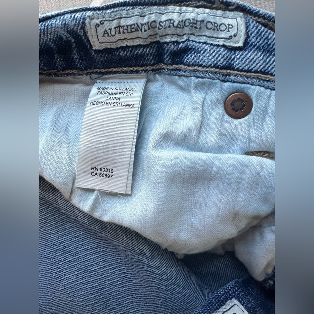 Lucky Brand | Authentic Straight Crop Jeans | Size 6 / 28 - Picture 5 of 5